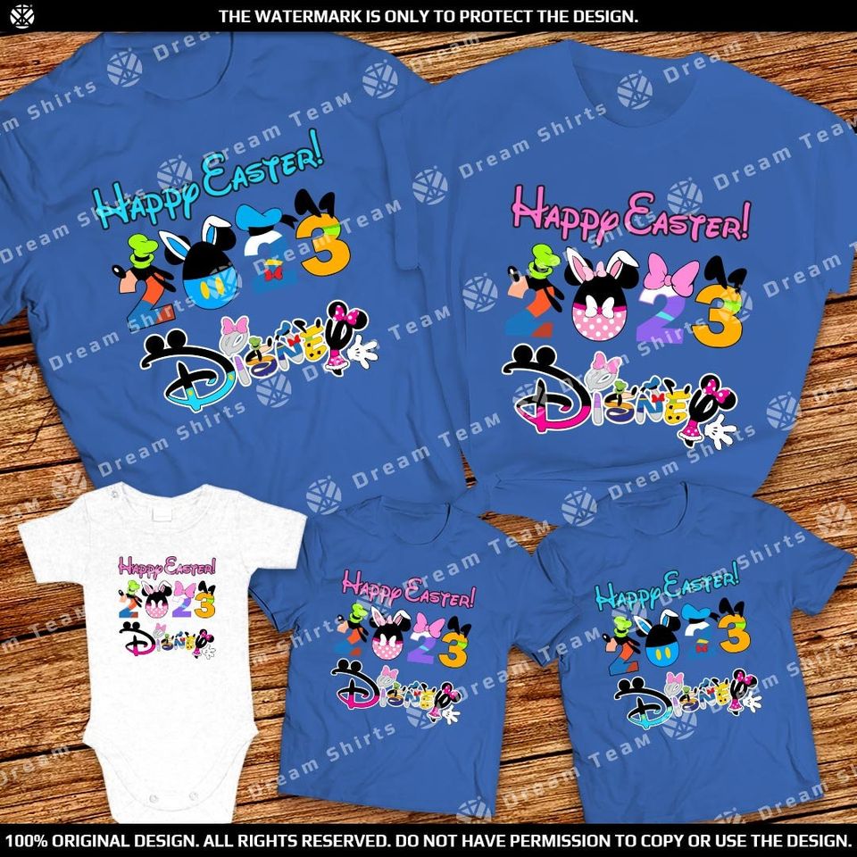 Disney Easter character t-shirts 2023 Disney Easter character shirts for adults 2023 Disney Easter character shirts