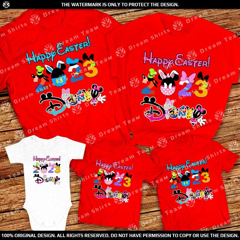 Disney Easter character t-shirts 2023 Disney Easter character shirts for adults 2023 Disney Easter character shirts