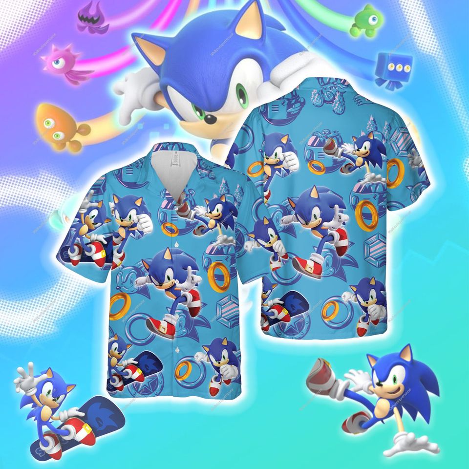 Sonic the Hedgehog Hawaiian Summer Shirt