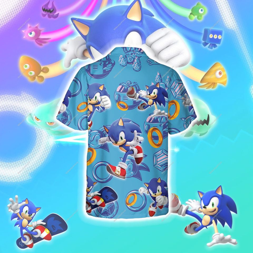 Sonic the Hedgehog Hawaiian Summer Shirt
