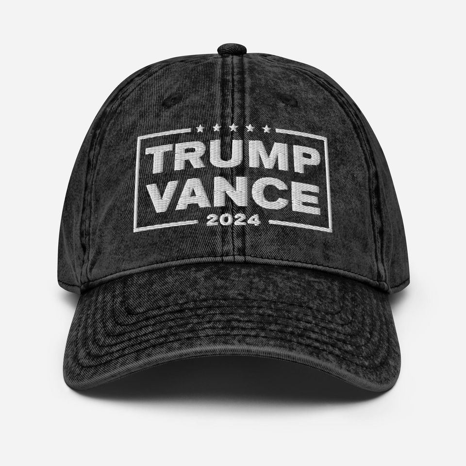 Trump Vance 2024 Vintage Cotton Twill Cap