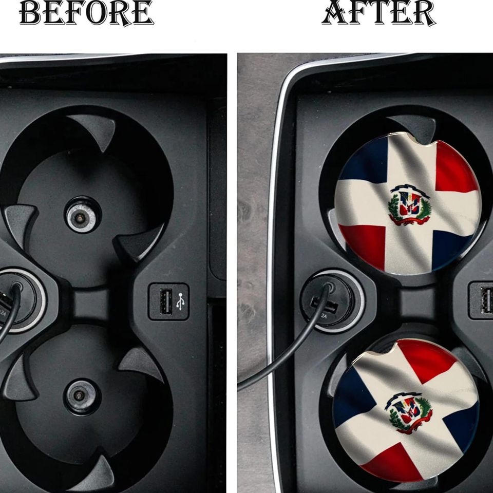 Dominican Republic Car Coaster