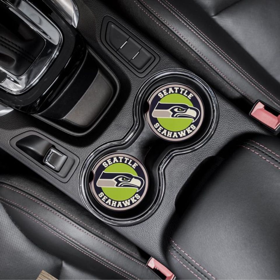 Seahawks Ceramic Car Coasters