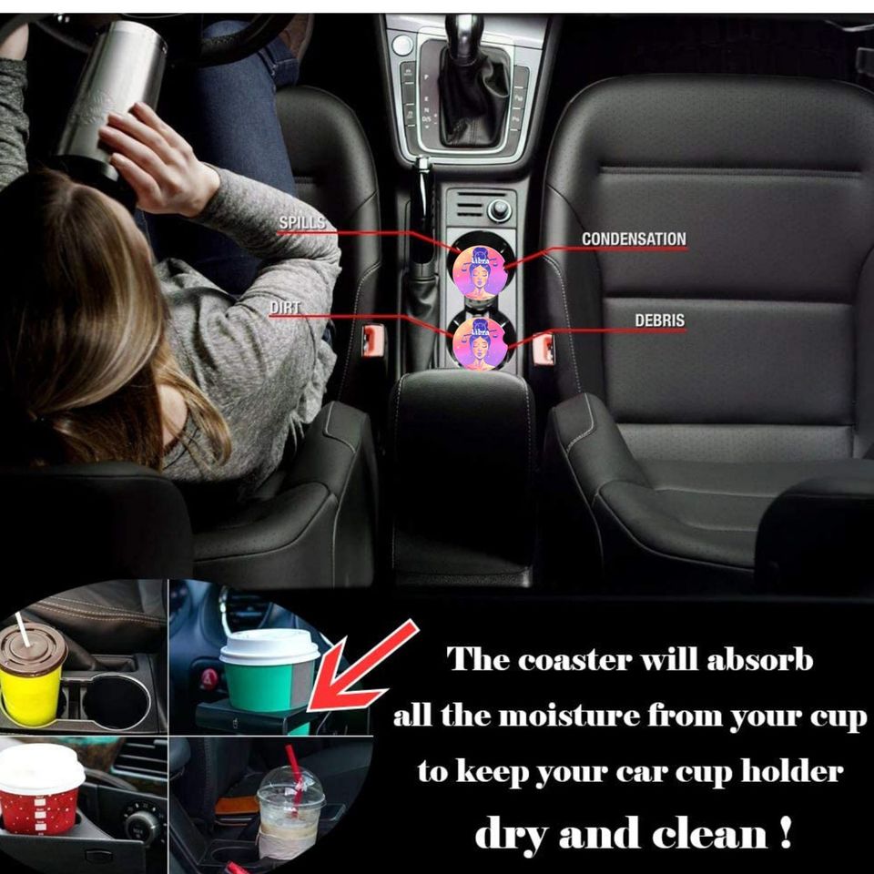 Libra Zodiac Coaster Set