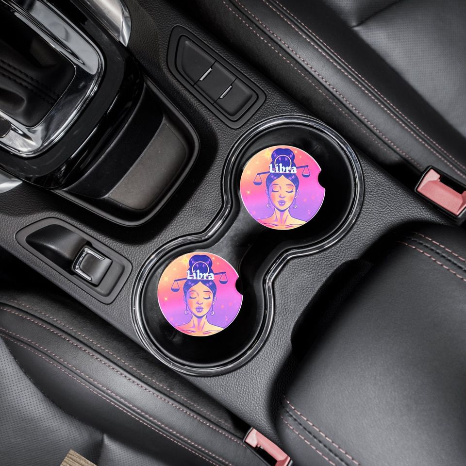 Libra Zodiac Coaster Set