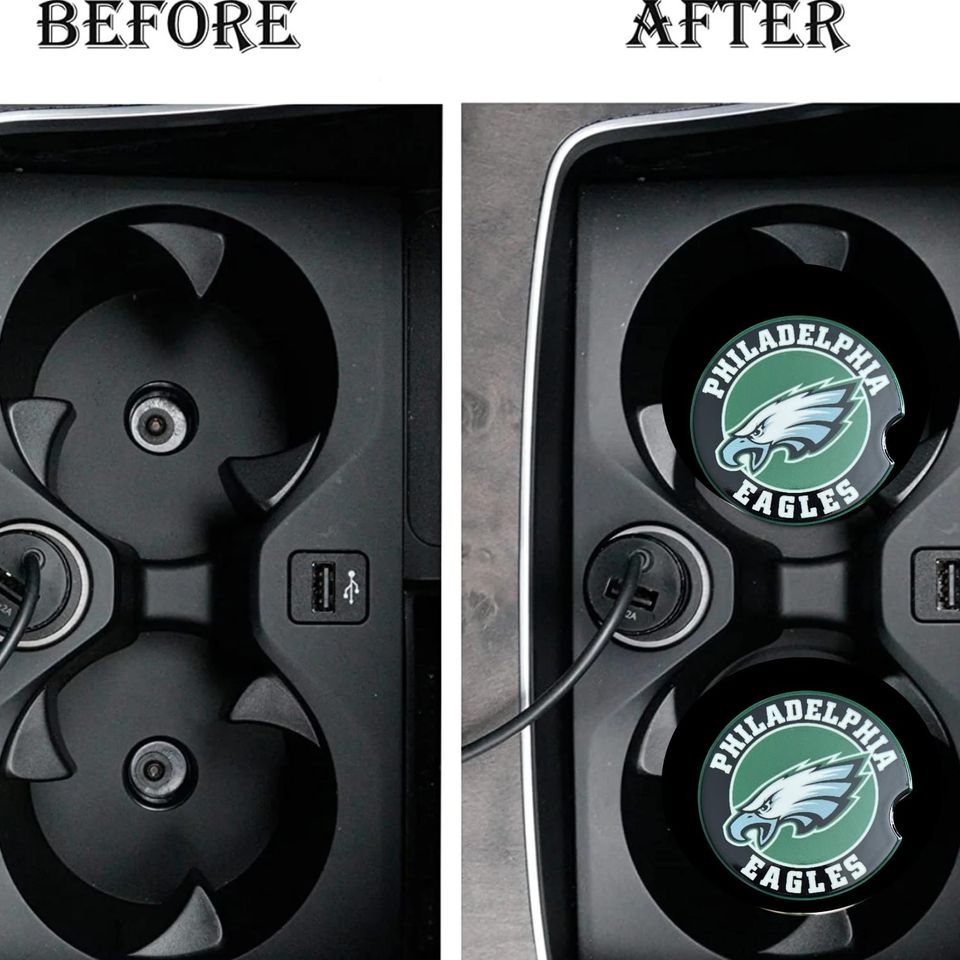 Philadelphia Eagles Ceramic Car Coasters
