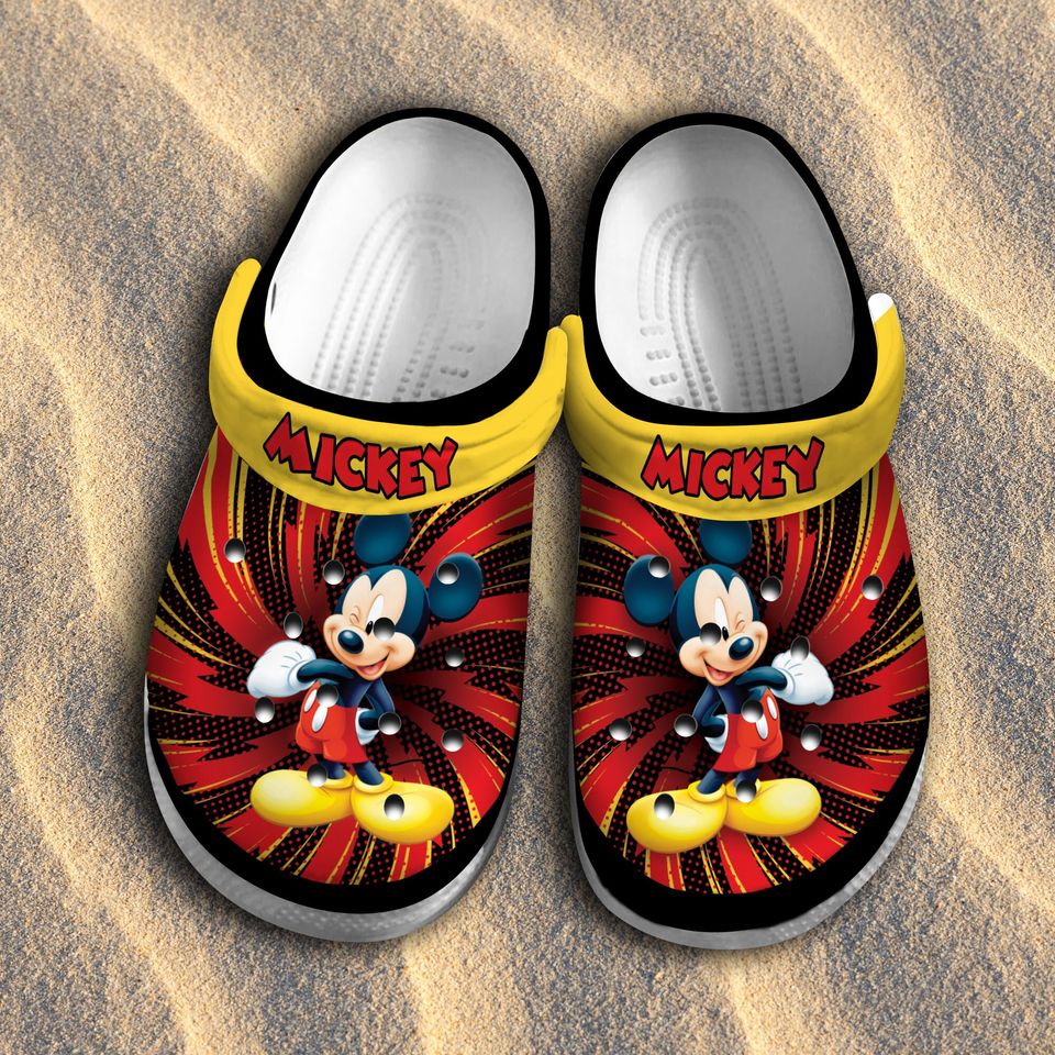 Mickey Mouse Unisex Clogs, Disney Mickey Clogs Shoes