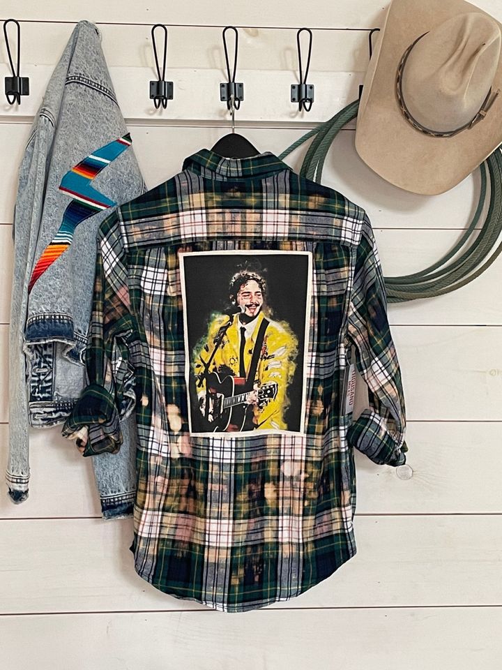Post Malone Flannel Shirt
