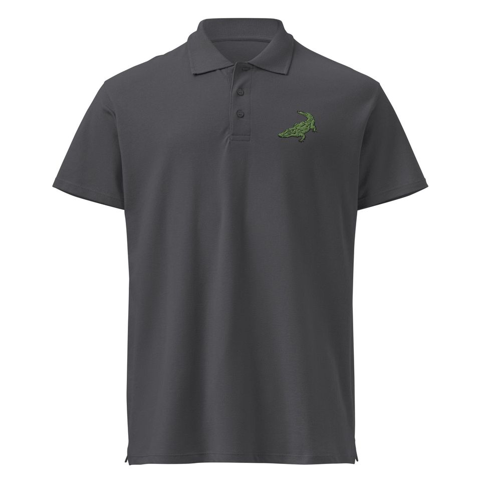 Alligator Embroidered Polo Shirt
