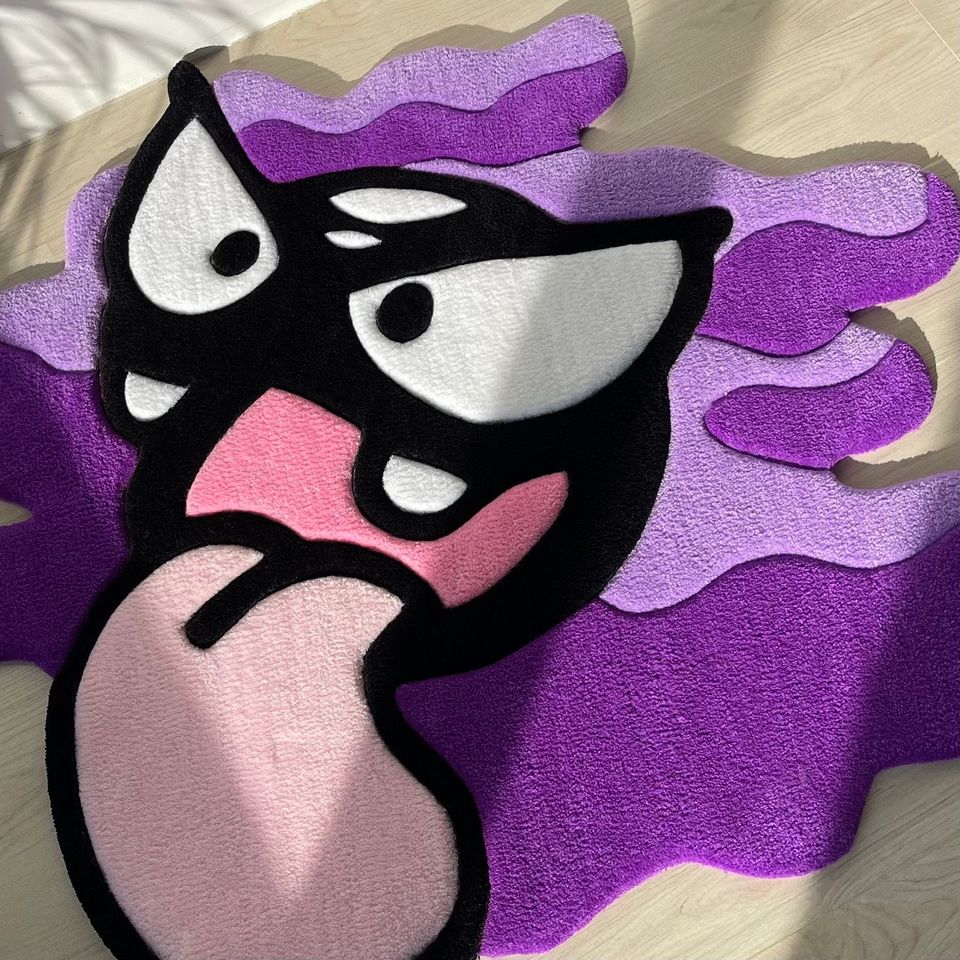 Tufted Cartoon Rug: Anime Gamer Decor