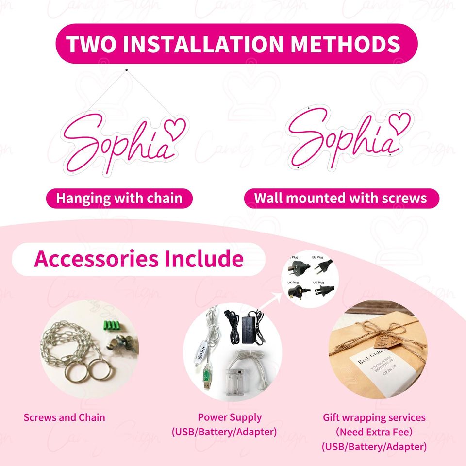 Happy Valentine's Day Neon Sign