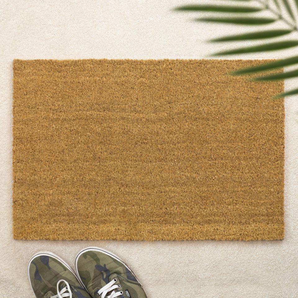 Brush Door Mat Personalised Front Door Mat Custom Printed First Home Couple's Gift Your Text Here