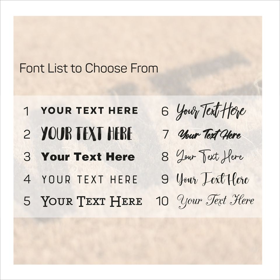 Brush Door Mat Personalised Front Door Mat Custom Printed First Home Couple's Gift Your Text Here