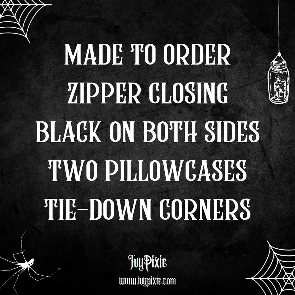 Gothic Bedding Gothic  Duvet Cover - Purple Bats Gothic Bedding Set Decor Bedding Sets