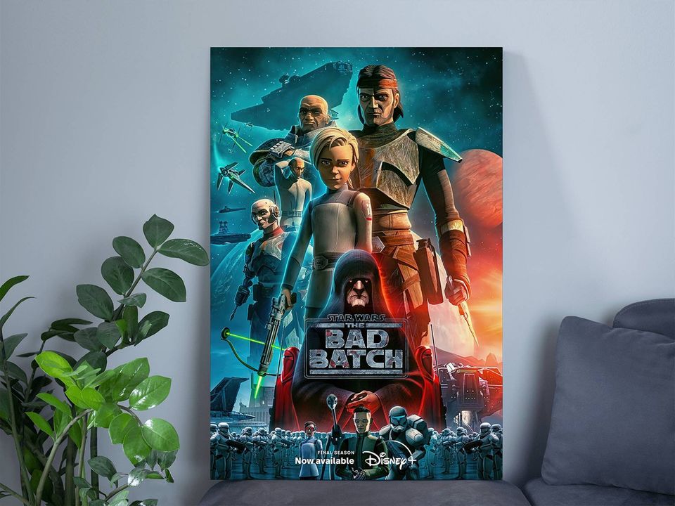 Starwars The Bad Batch Poster Starwars Movie Poster Starwars Clone Wars