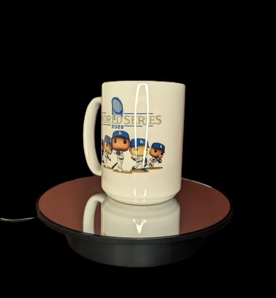 2025 Dodgers World Series Baseball Mug - Collectible Fan Gift for Baseball Lovers