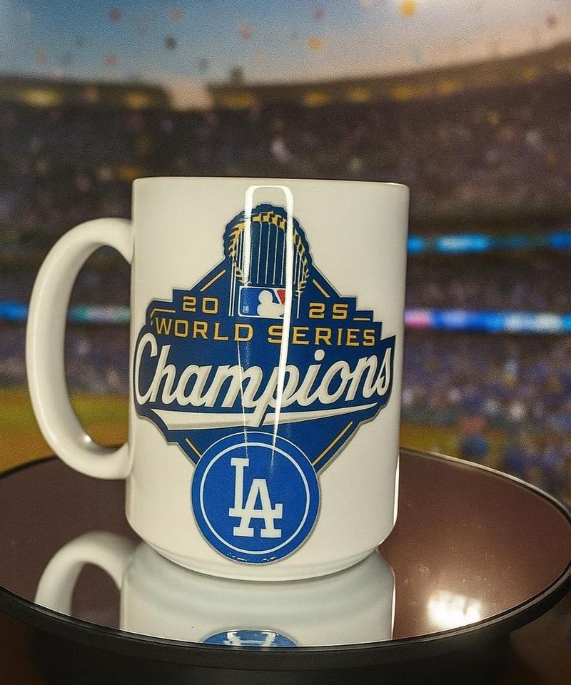 2025 Dodgers World Series Champions Mug - LA Baseball Fan Collectible Gift
