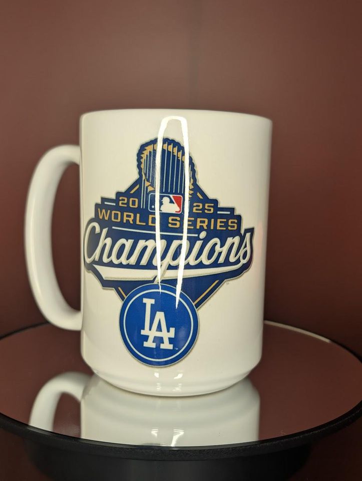 2025 Dodgers World Series Champions Mug - LA Baseball Fan Collectible Gift