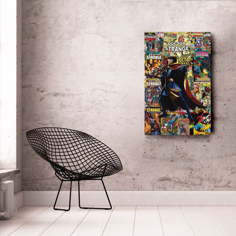 Dr. STRANGE Collage Art Poster Comics Wall Art