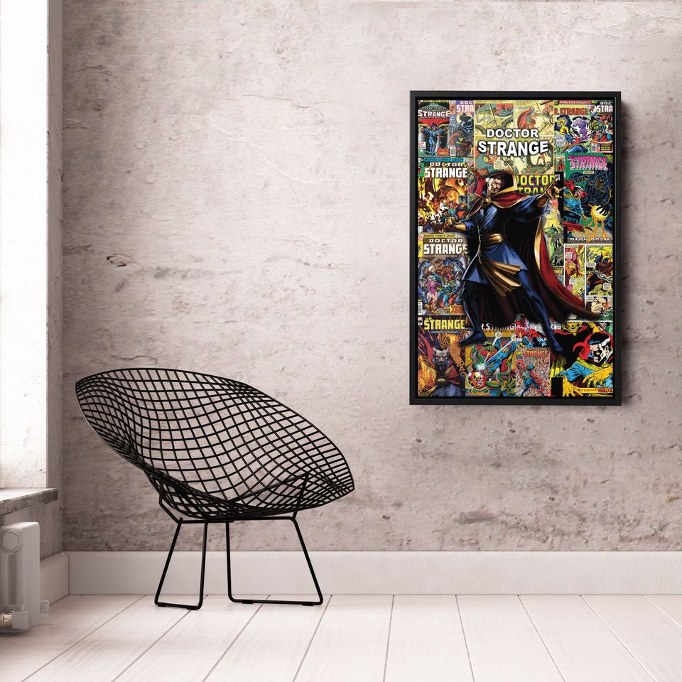 Dr. STRANGE Collage Art Poster Comics Wall Art