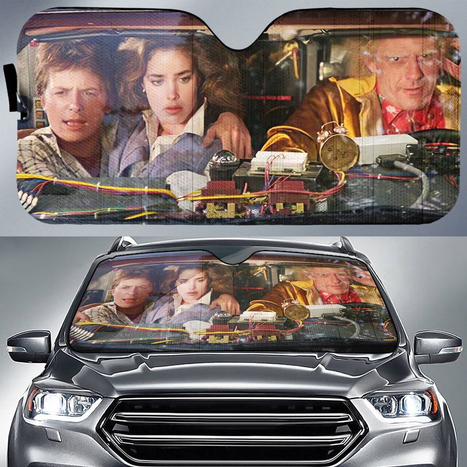 Back To The Future Car Sun Shade