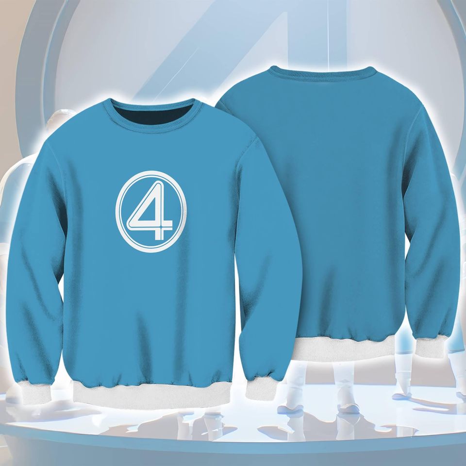 The Fantastic Four First Steps MCU Reed Richards Cosplay, Fantastic Four 2025 Hoodie, Fantastic Four Movie Costumes