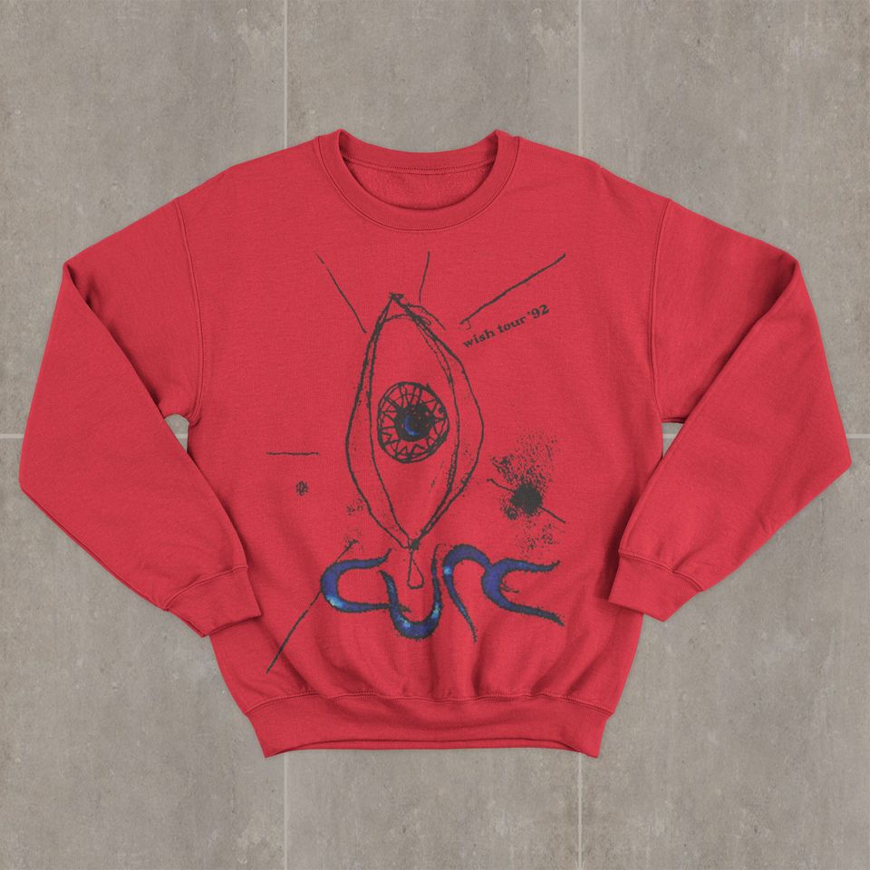 The Cure Wish tour 1992 Rock Band Sweatshirt