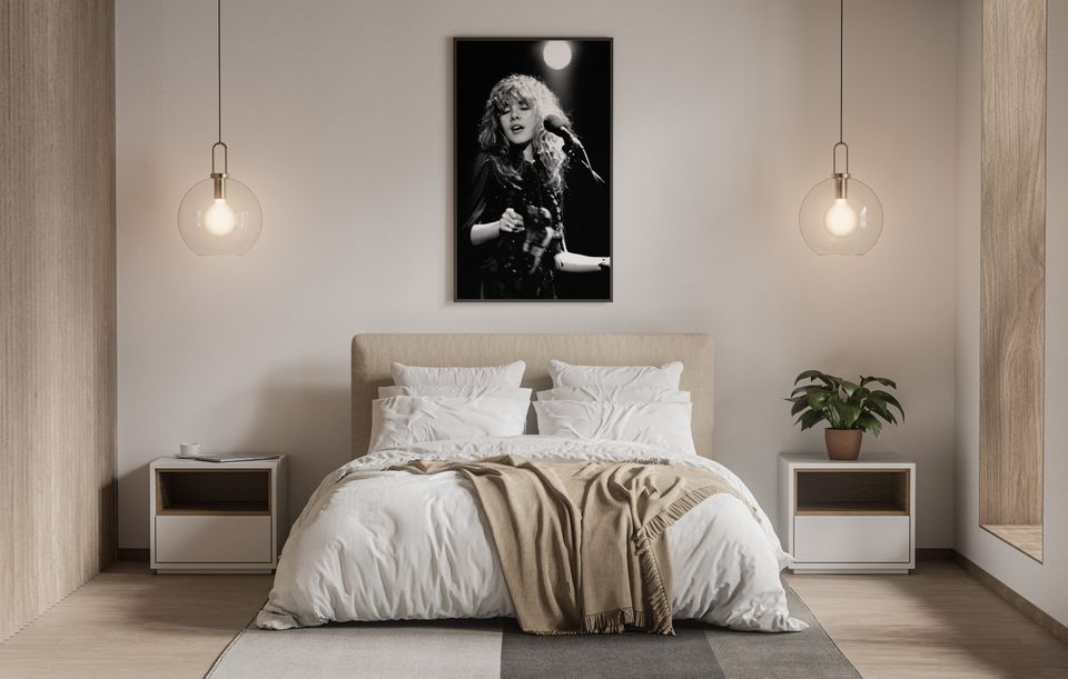 Young Stevie Nicks in Concert Poster