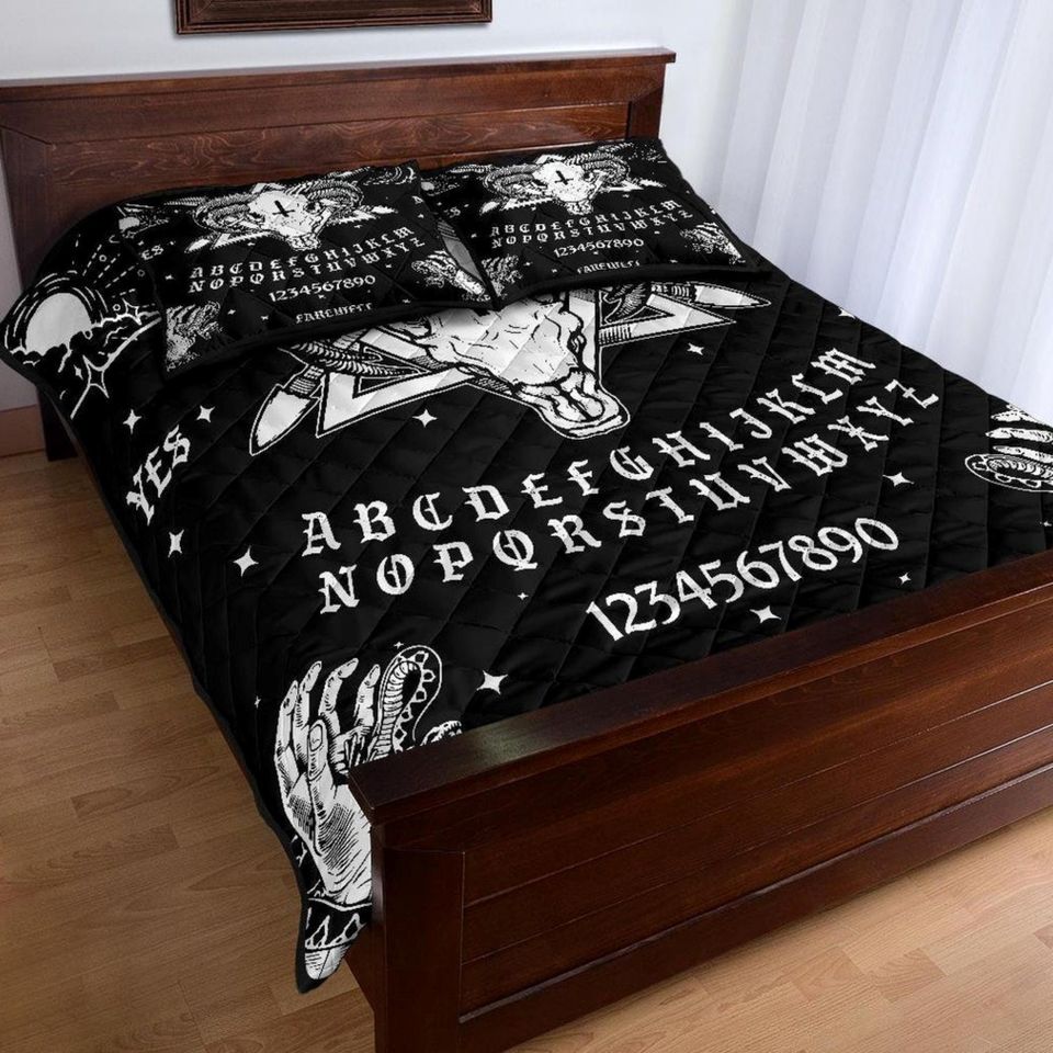 Baphomet Ouija Board Quilted Bedding Set