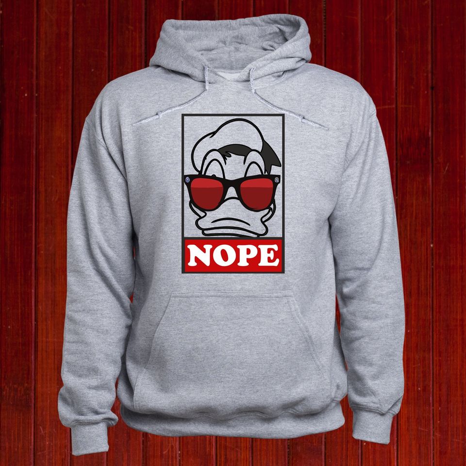 Donald Duck Pullover, Donald Nope , Disney Donald Hoodie