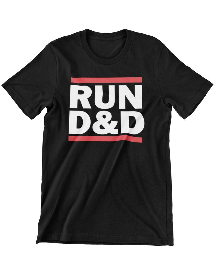 Run D&D T-Shirt, DnD Shirt, Dungeons and Dragons