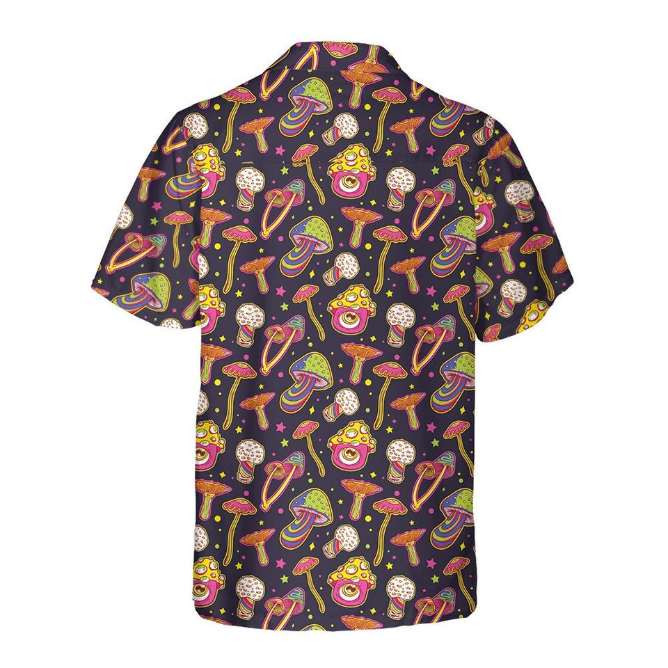 Trippy Mushroom Hawaiian Shirt