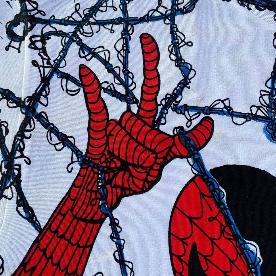 Spiderman Symbiote boot T-shirt