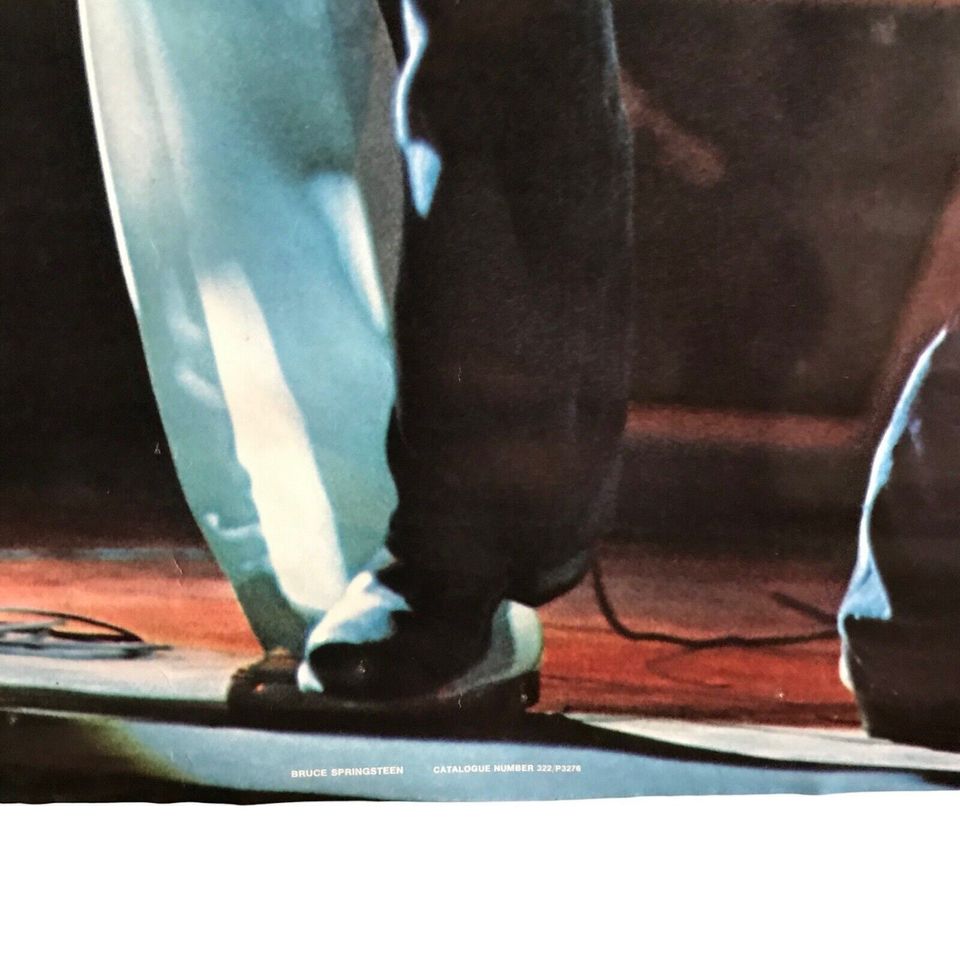 RARE Bruce Springsteen Live Band Poster Original by Pace Minerva