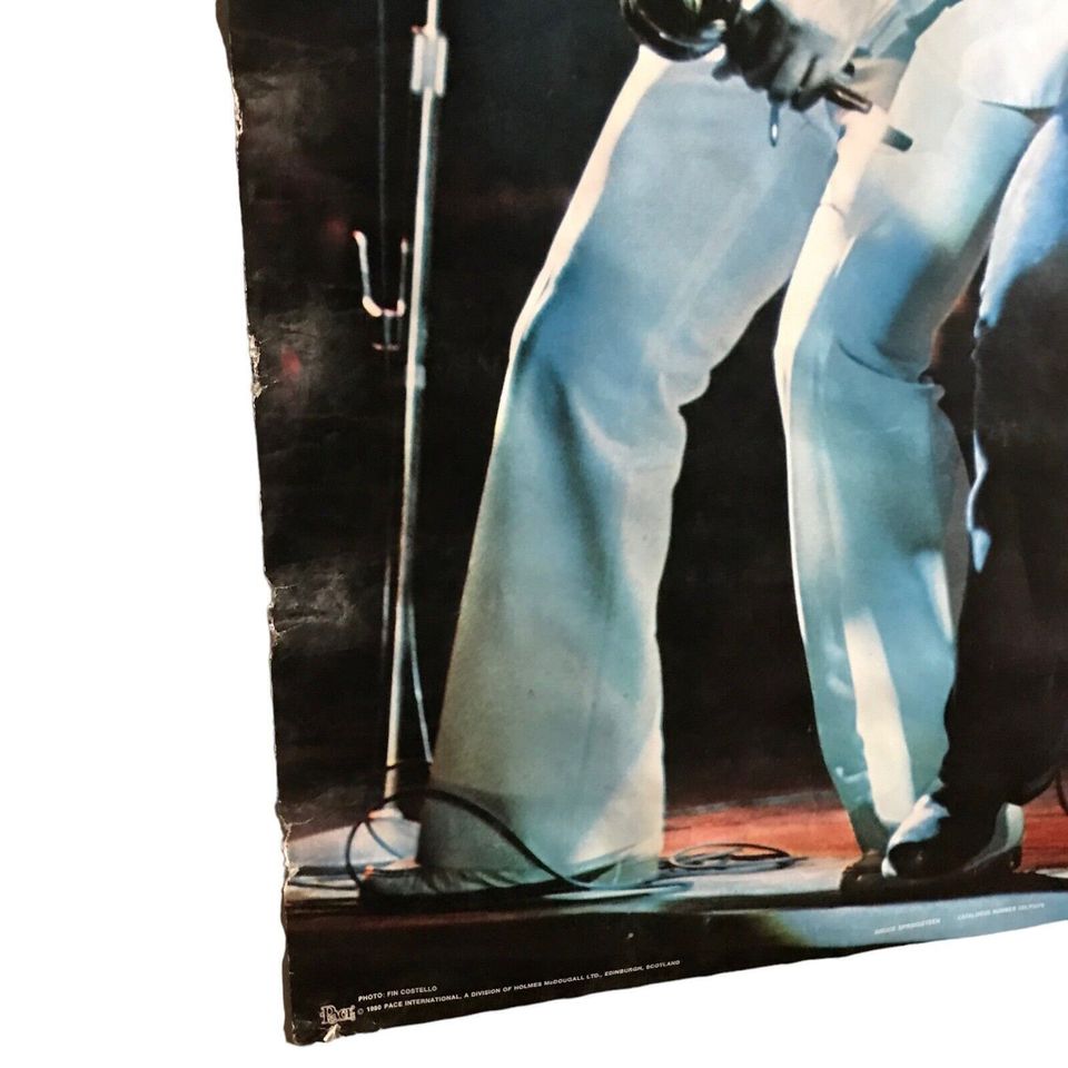 RARE Bruce Springsteen Live Band Poster Original by Pace Minerva