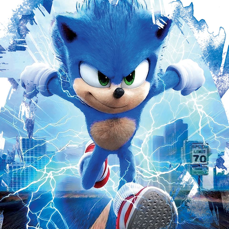Sonic The Hedgehog Poster, Sonic Poster