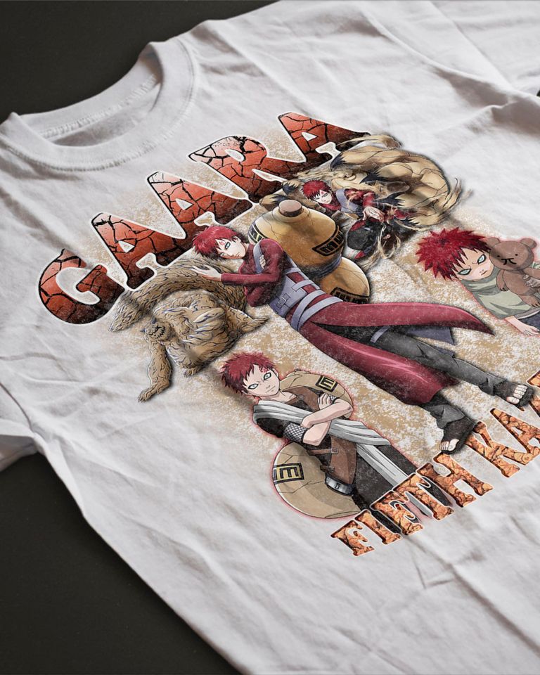 Gaara Fifth Kazekage Anime Vintage Style T-Shirt!