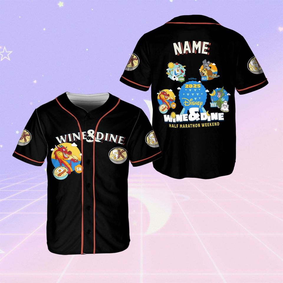 runDisney Wine & Dine Half Marathon Weekend 2025 Jersey