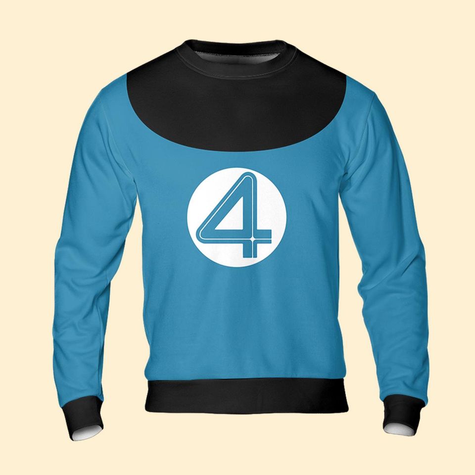 Marvel Fantastic Four First Sweatshirt, The Fantastic Four First Steps Marvel Shirt, Marvel Superheroes Costume Outfit, Marvel Comic Shirt
