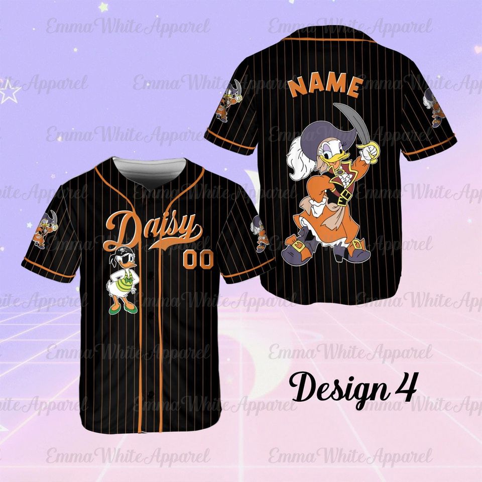 Custom Mickey & Friends Disney Pirates Jersey Team