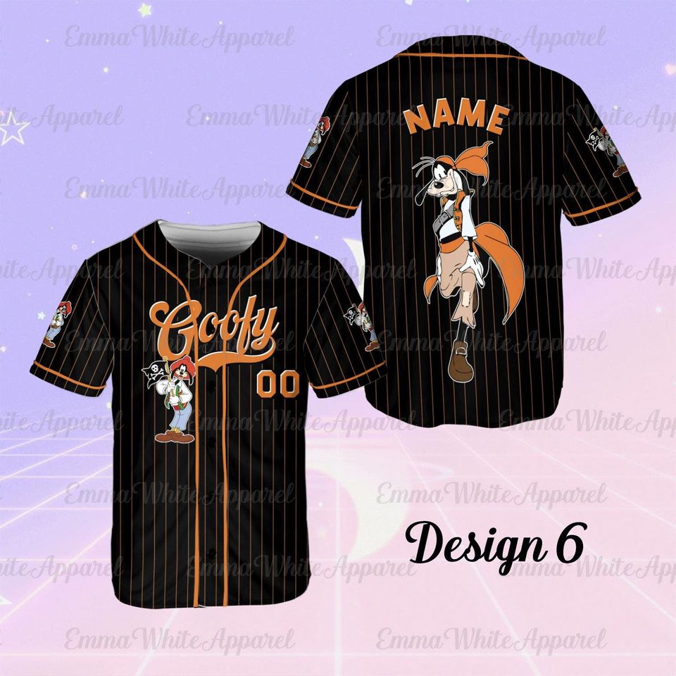 Custom Mickey & Friends Disney Pirates Jersey Team