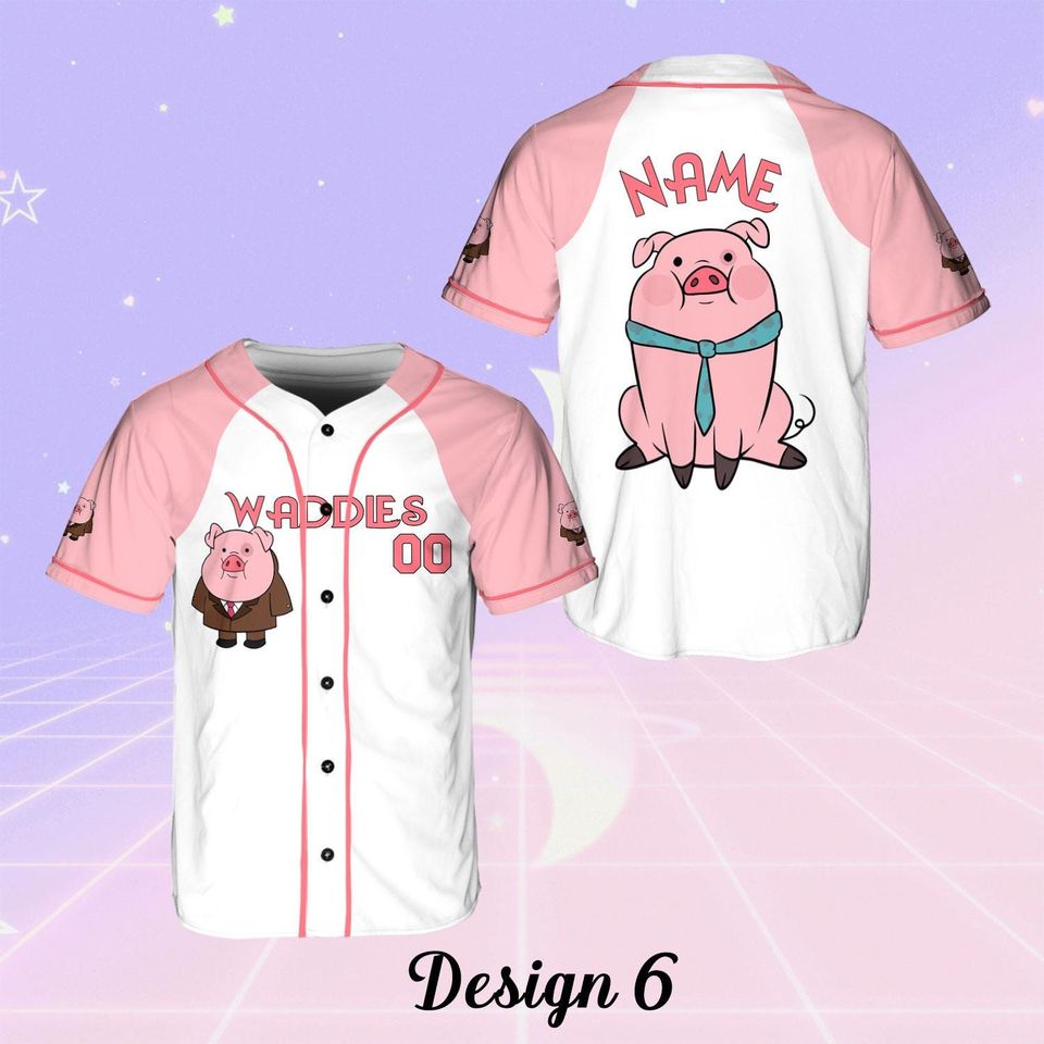 Personalized Name Gravity Falls Jersey, Disney Gravity Falls Characters Jersey, Custom Gravity Falls Baseball Jersey, Disney Team Outfit