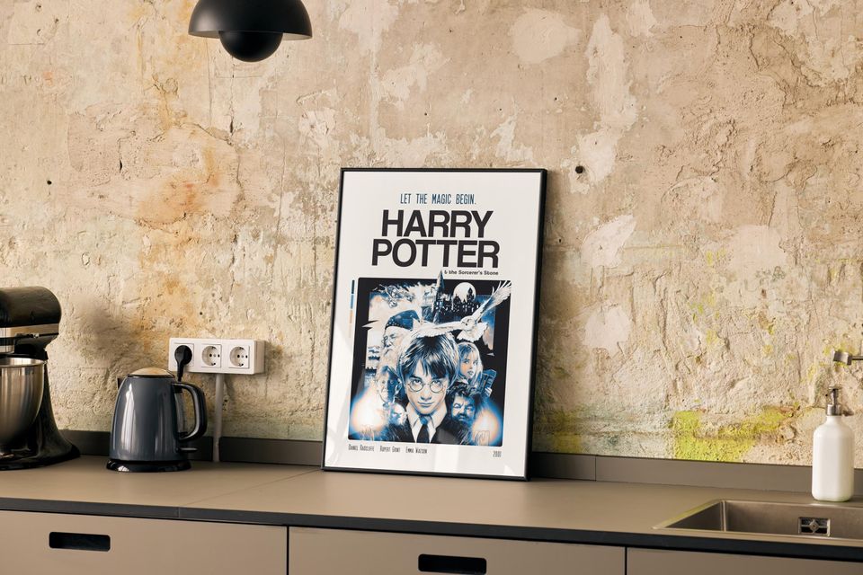 Harry Potter Modern Minimalistic Movie Poster