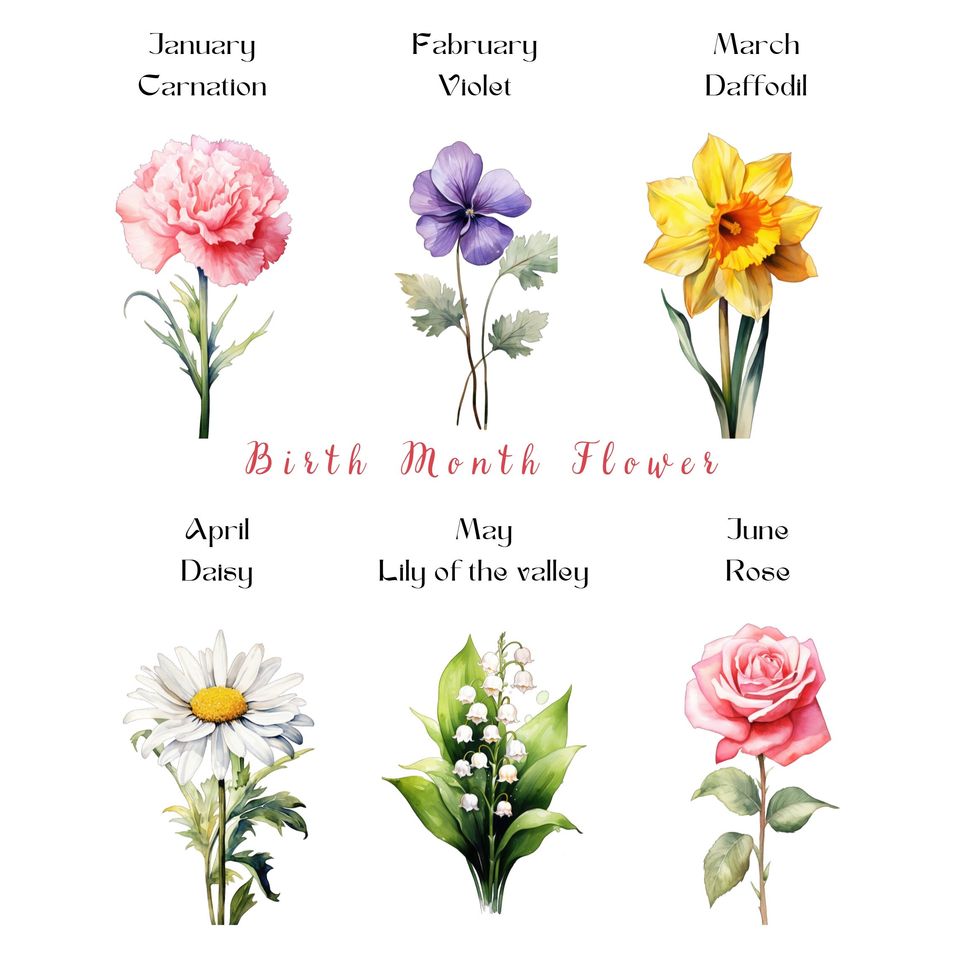 Customizable Birth Month Flower Pillows Custom  Name pillow Monogram Pillow