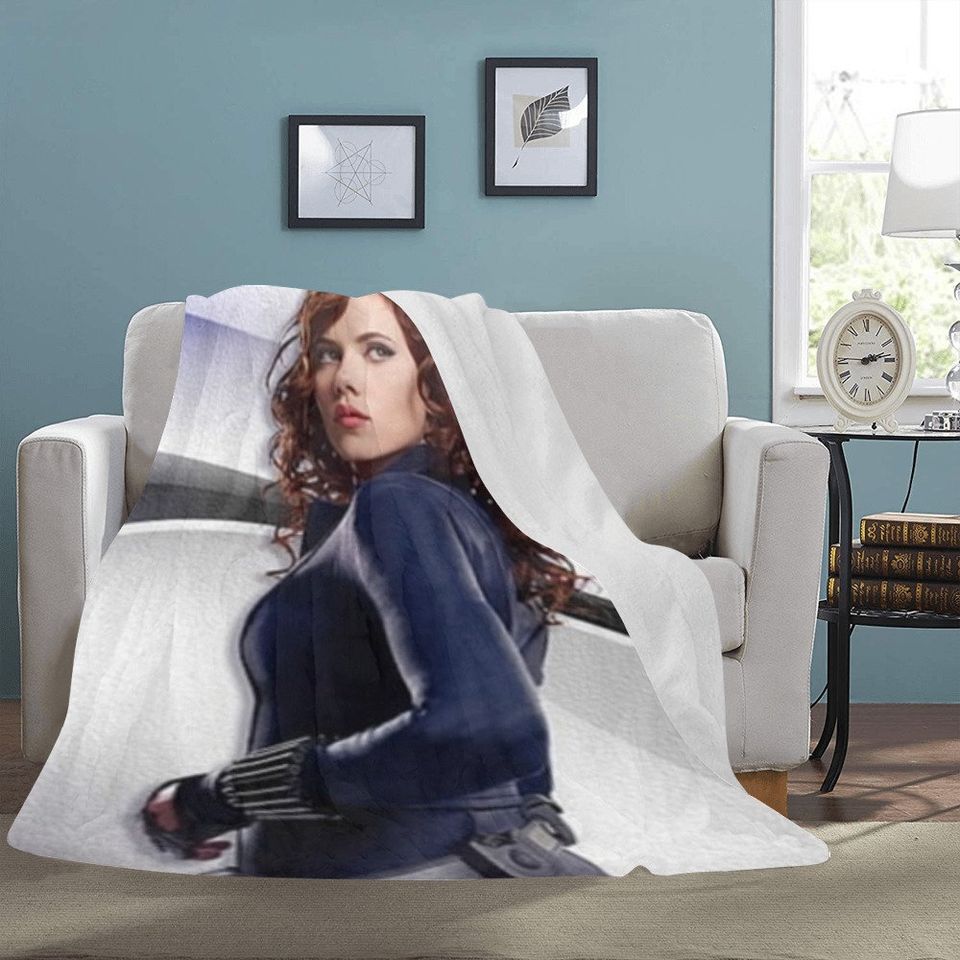 Black Widow Fleece Blanket