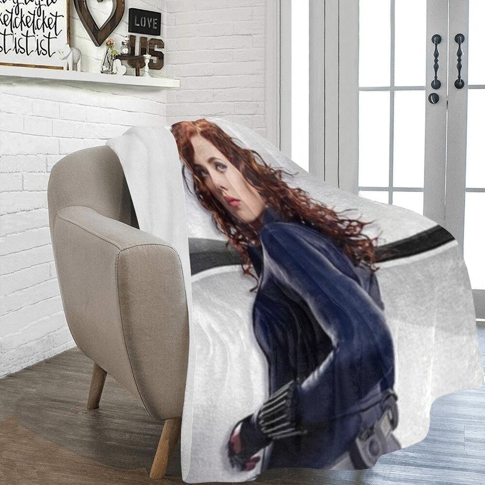 Black Widow Fleece Blanket
