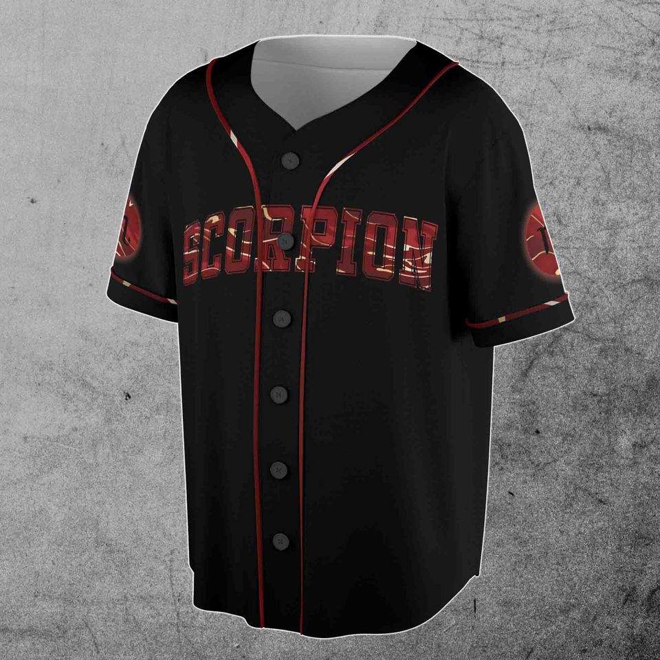 Scorpio Baseball Jersey, Zodiac Jersey, Birthday Gift