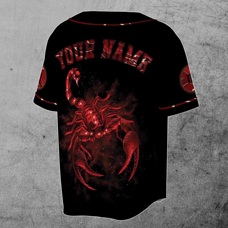 Scorpio Baseball Jersey, Zodiac Jersey, Birthday Gift