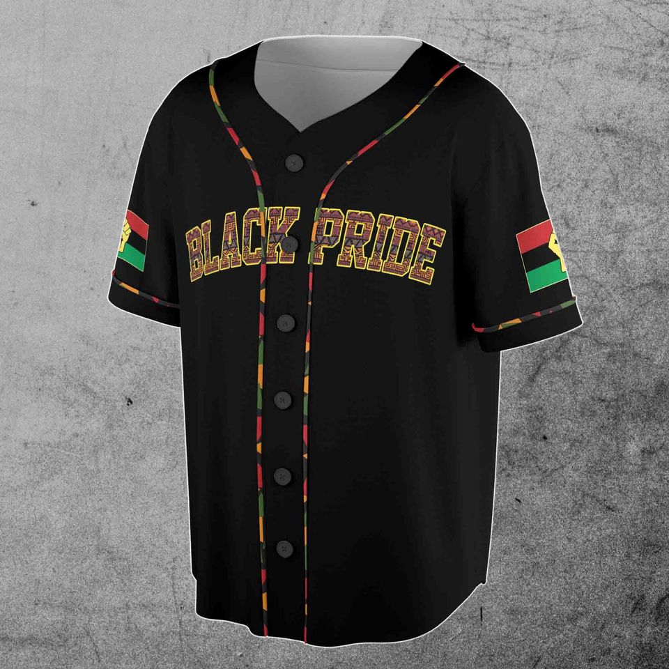 Black Pride Juneteenth Black Power American Baseball Jersey Shirt