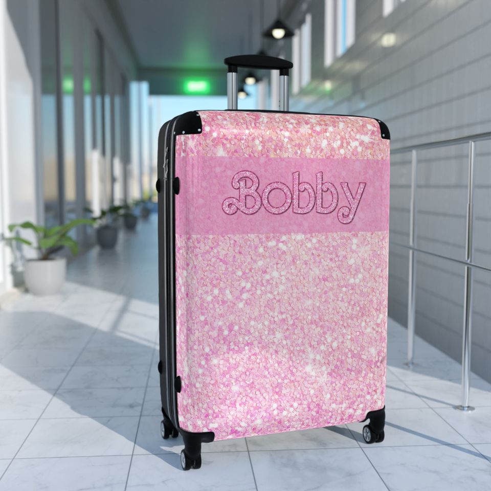 Custom Barbie Suitcase,Custom Barbie Luggage, Travel Bag